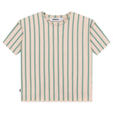 Oversized T-shirt Sea Foam Stripes