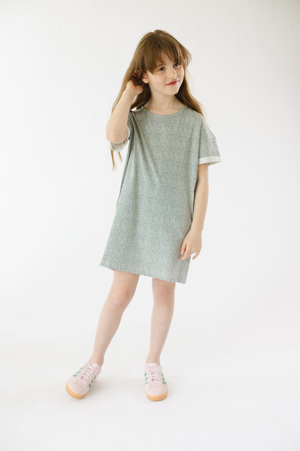 Oversized T-shirt Dress Dots