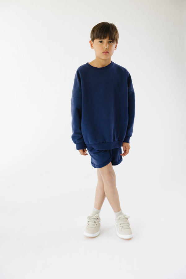 Oversized Sweater Dark Navy