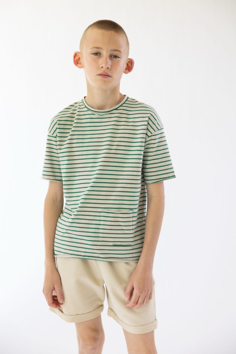 Oversized T-shirt Ultramarine Stripes