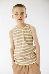 Singlet Mushroom Stripe