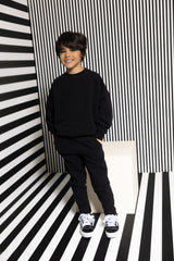 Cropped Chino Black