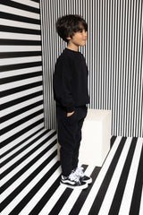 Cropped Chino Black