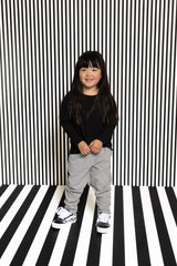Cropped Chino Grey Melange