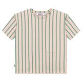 Oversized T-shirt Sea Foam Stripes