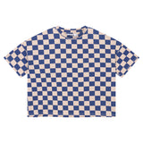 Boxy T-shirt Azure Blocks