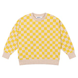 Oversized Sweater Golden Blocks