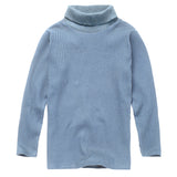 Turtle Neck Rib Blue Mist
