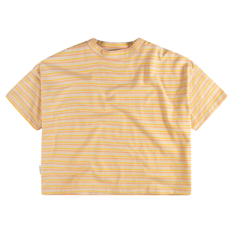 Kinder T-Shirt met Strepen in de honey/geel