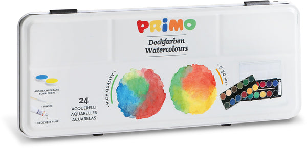 PRIMO - Watercolor paint tin