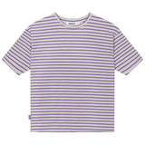 Oversized T-shirt Berry Stripes