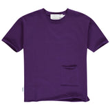 Oversized T-shirt Eggplant