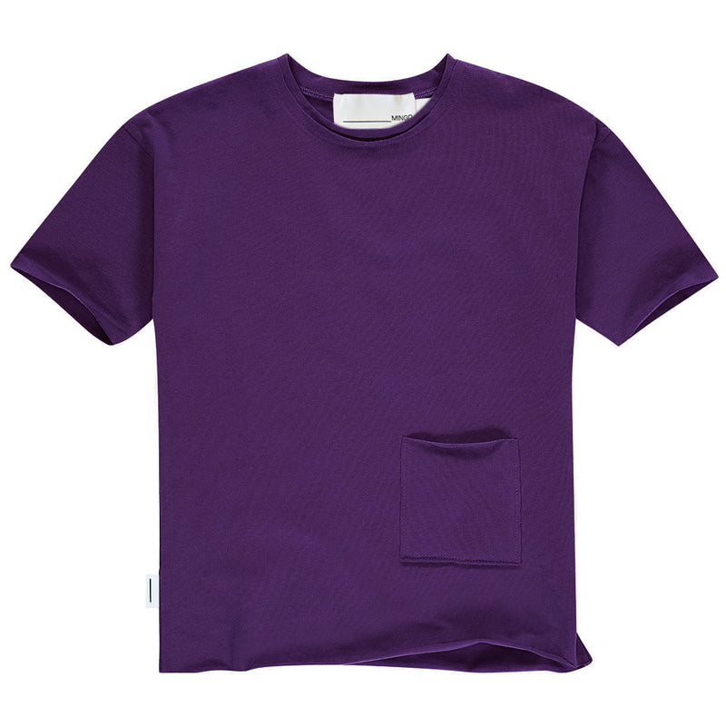 Oversized T-shirt Eggplant
